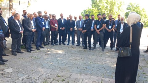 Türkiyə və Gürcüstandan olan din xadimləri Şuşada