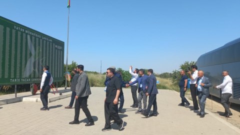 Türkiyə və Gürcüstandan olan din xadimləri Ağdamda