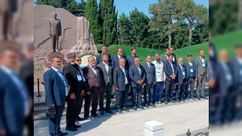 Türkiyə və Gürcüstanın din xadimləri Fəxri Xiyabanda