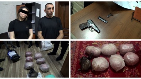 Narkokuryerliyə cəlb olunan tanışlar saxlanıldı