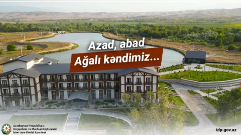 Azad, abad Ağalı kəndimiz... - VİDEO