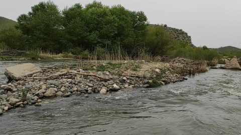 Kür çayında 45 santimetr ARTIM
