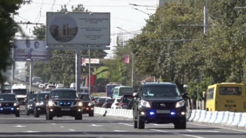 Paşinyanın korteji qəzaya düşdü&nbsp;