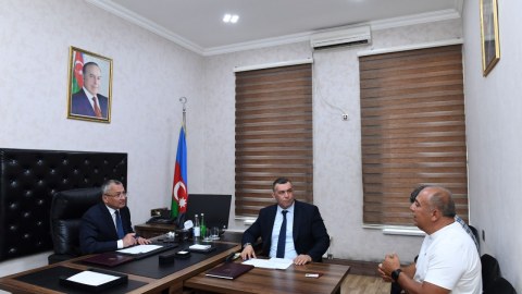 Komitə sədri növbəti dəfə vətəndaş qəbulu keçirdi - FOTOLAR