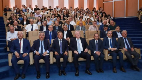 Şəkidə Vaqif Aslanın yubileyi qeyd edilib - FOTO