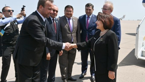 Sahibə Qafarova Qazaxıstanda