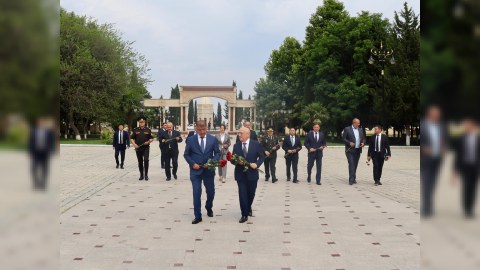 Samuxda Milli Qurtuluş Günü qeyd olundu - FOTO