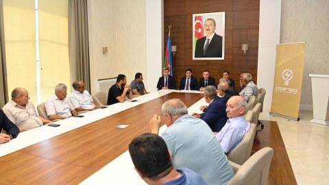 “Azərişıq” ASC-nin nümayəndələri Xızıda görüş keçiriblər - FOTOLAR