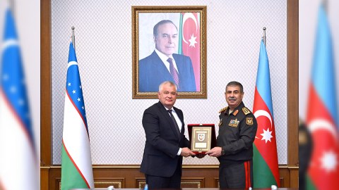 Zakir Həsənov Özbəkistan Təhlükəsizlik Şurasının katibi ilə görüşdü - FOTO