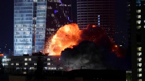 İranın hücumundan sonra İsrail şəhərləri - FOTOLAR
