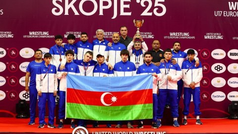Güləşçimiz Avropa çempionu oldu
