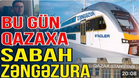 Bu gün Qazaxa, sabah Zəngəzura... - Qatarla səyahətdən REPORTAJ