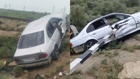 Saatlıda yol qəzası:&nbsp;İki nəfər yaralandı