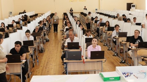 Qarabağ müəllimləri ilk dəfə sertifikasiya imtahanında - FOTO&nbsp;