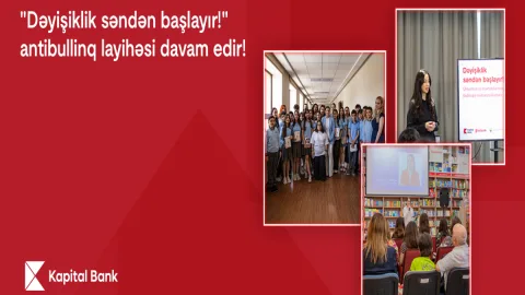 18 nömrəli tam orta məktəbdə bullinqə qarşı maarifləndirmə sessiyaları keçirildi