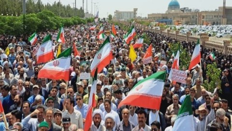 İranda İsrail əleyhinə mitinq keçirilir