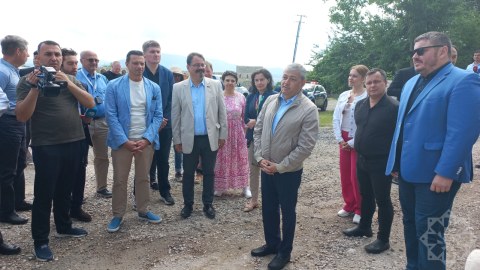 Xarici diplomatlar Şuşada - FOTO