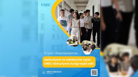 UNEC-də &ldquo;Abituriyent Aylığı&rdquo;na start verilib