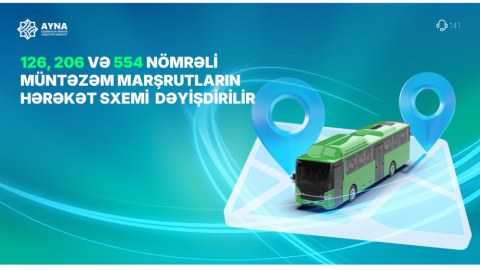 Bakıda avtobusların hərəkəti dəyişir&nbsp;