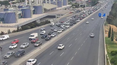 Bakının 4 yolunda tıxac var - Sürücülərin nəzərinə!
