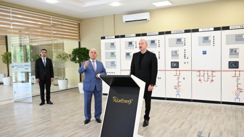 &ldquo;Yevlax&rdquo; qovşaq yarımstansiyasının açılışı oldu