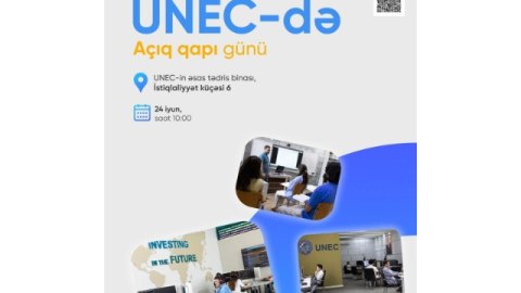 UNEC-də abituriyent və valideynlər üçün&nbsp;&ldquo;Açıq qapı&rdquo; günü keçiriləcək