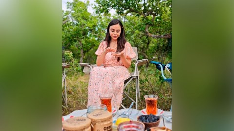 Leyla Əliyeva Xızıdan paylaşım etdi