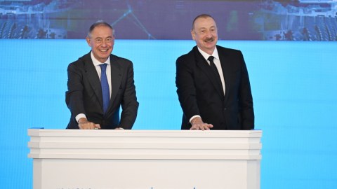 Mingəçevirdə&nbsp;Elektrik Stansiyasının açılışı -&nbsp;İlham Əliyev iştirak edib