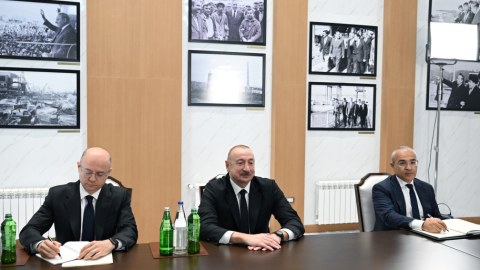 Prezident&nbsp;Mingəçevirdə Çin şirkətinin rəhbərini qəbul edib