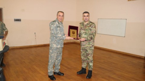 Hikmət Mirzəyevlə hərbi prokuror sərhəddə hərbçilərlə görüşdülər - GÖRÜNTÜLƏR
