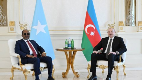 Prezident Həsən Şeyx Mahmuda məktub göndərdi