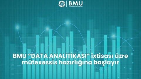 BMU ilk dəfə &ldquo;Data analitikası&rdquo; ixtisası üzrə mütəxəssis&nbsp;hazırlığına başlayır