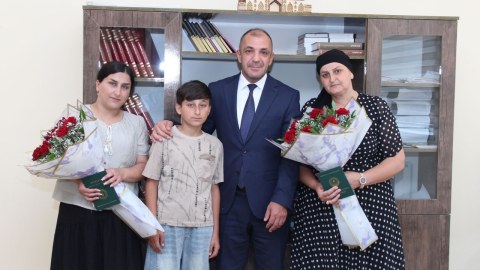 Şəhid anası və şəhid yoldaşı məzun oldu - GÖRÜNTÜLƏR