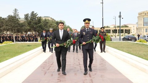 Neftçalada Polis işçilərinin peşə bayramı qeyd olundu - GÖRÜNTÜ
