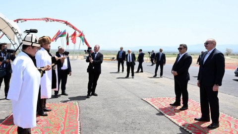 Ağdamda Qırğızıstanın tikdiyi məktəbin açılışı olacaq