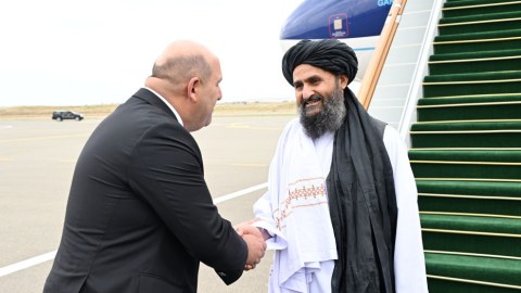 Əfqanıstan Baş nazirinin müavini Füzulidə - FOTO