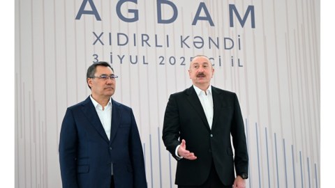 Bu, qırğız xalqının qəlbindən, ürəyindən gələn köməkdir - İlham Əliyev