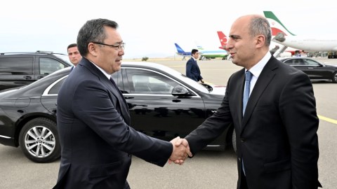 Qırğız Prezidentinin Xankəndi səfəri başa çatdı