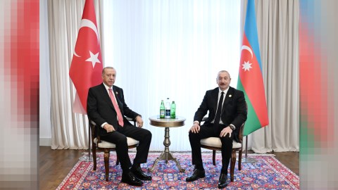 Ərdoğanla İlham Əliyev Xankəndidə görüşdü - FOTO