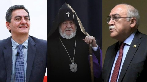 İsa Qəmbər, Əli Kərimli və Ermənistan keşişləri