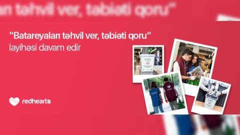 96 kq işlənmiş batareya toplanaraq təhvil verilib