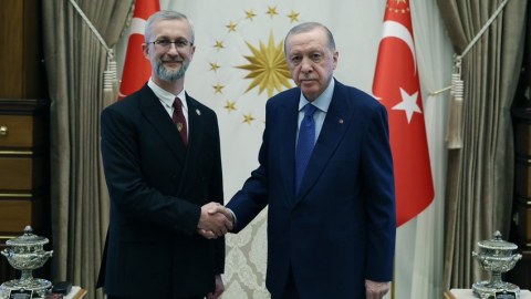 Nəriman Cəlalov Ərdoğanın qəbulunda