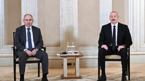 Əliyev-Paşinyan&nbsp;görüşü başa çatdı&nbsp;-&nbsp;VİDEO - YENİLƏNİB-4