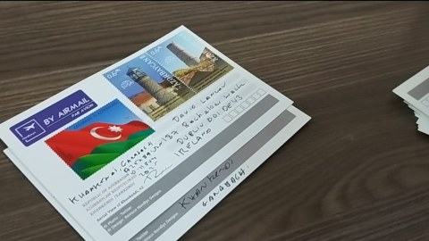 Səyyahlar Xankəndidən Avropa və Kanadaya məktublar göndərdilər - FOTO&nbsp;