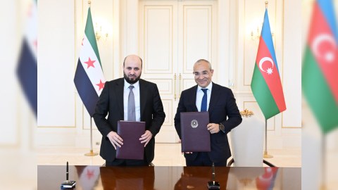 SOCAR-la Suriya Hökuməti arasında Memorandum imzalandı