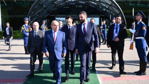 Əl Şaraanın Azərbaycana səfəri başa çatdı - FOTO