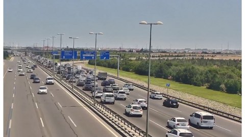 Bakıda qəza - Tıxac yarandı