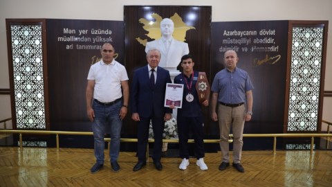 Gəncə Dövlət Universitetinin tələbəsi Avropa çempionu oldu