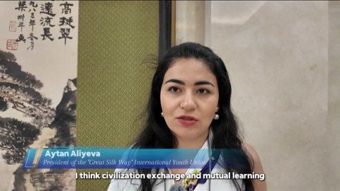 Azərbaycanlı gənc Çində dövlət tədbirində - FOTOLAR