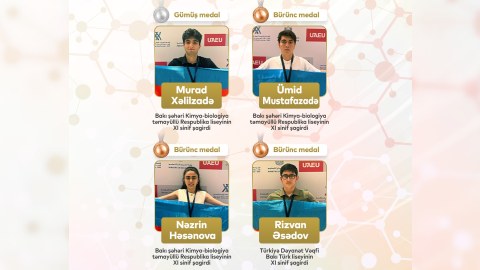 Azərbaycanlı şagirdlərin&nbsp;Beynəlxalq Kimya Olimpiadasındakı uğuru